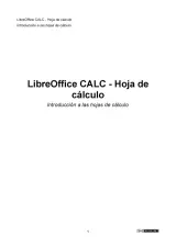 Portada de LibreOffice Calc: hoja de cálculo