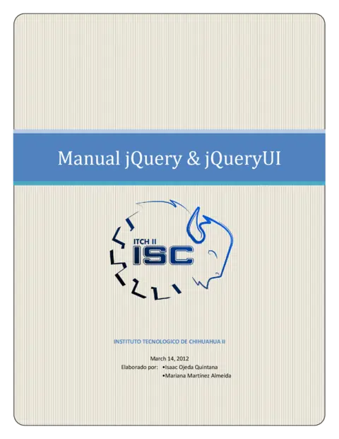 Manual jQuery & jQueryUI