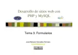 Portada de PHP y MySQL: formularios