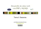 Portada de PHP y MySQL: sesiones
