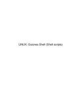 Portada de Linux Guiones Shell (Shell scripts)