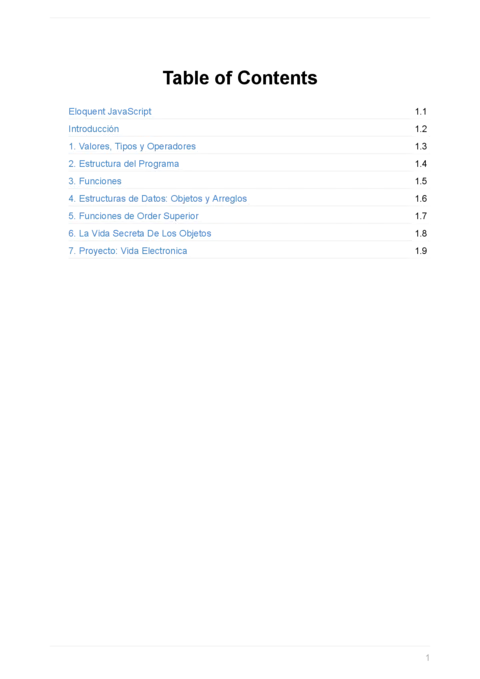 Eloquent Javascript en Español