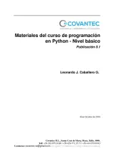 Portada de Materiales del curso de programación en Python