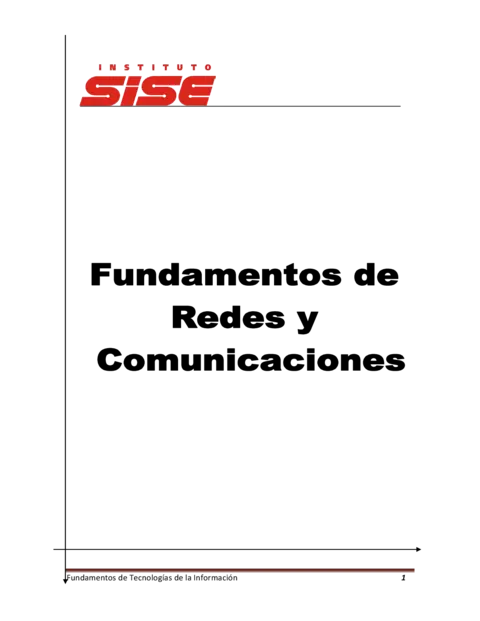 Fundamentos Redes y Comunicaciones