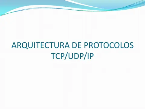 Arquitectura TCP-IP