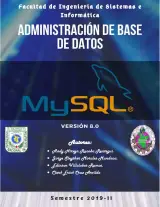 Portada de Administración de Base de Datos con MySQL