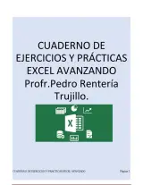 Portada de Cuaderno de ejercicios y prácticas de Excel avanzado