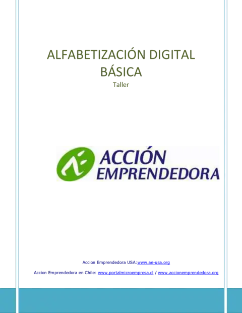 Alfabetización digital básica