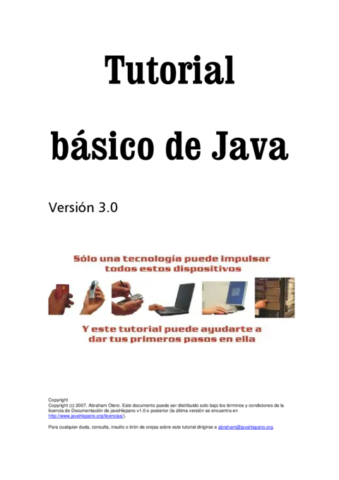Tutorial básico de Java