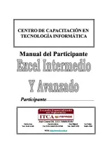Portada de Microsoft Excel intermedio y avanzado