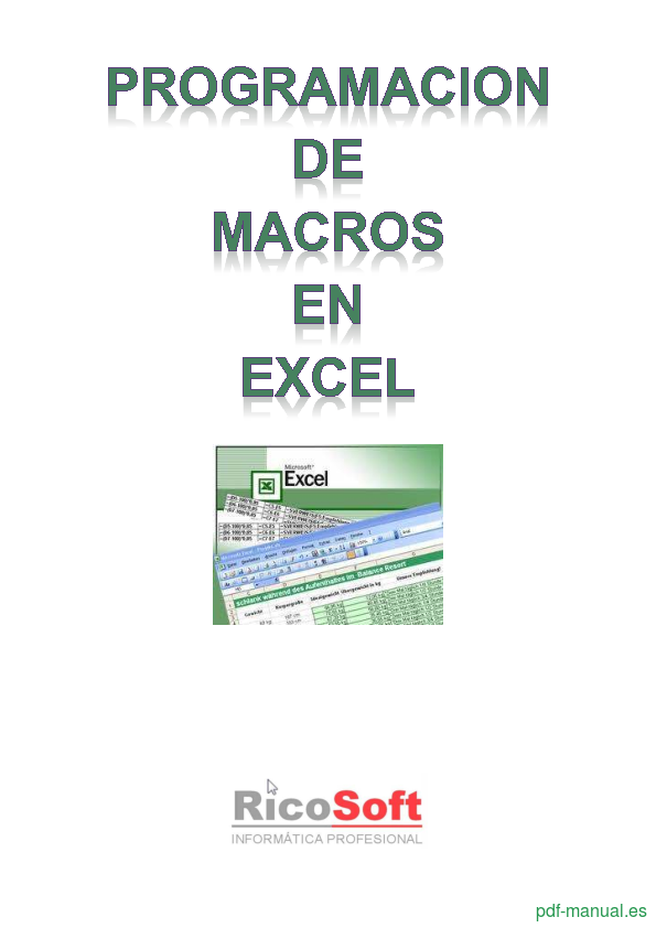 pestaña notificación imagen PDF] Programación de Macros en Excel gratis curso