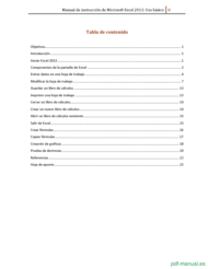 Curso Manual de instrucción de Microsoft Excel 2013: básico 2