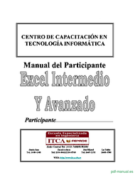 Curso Microsoft Excel intermedio y avanzado 1