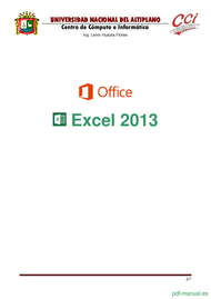 Curso Microsoft Excel 2013 Básico 1