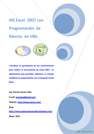 Curso Excel con Programación de Macros en VBA 1