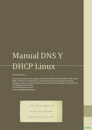 Curso Manual introducción a DNS y DHCP Linux 1
