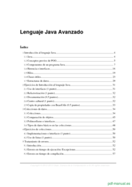 Curso Lenguaje Java Avanzado 1