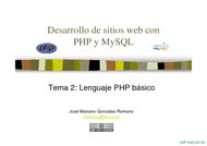 Curso PHP y MySQL - Lenguaje PHP básico 1