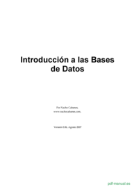 Curso Introducción a las Bases de Datos 1