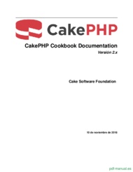 Curso CakePHP Cookbook Documentación 1