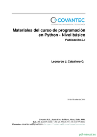 Curso Materiales del curso de programación en Python 1